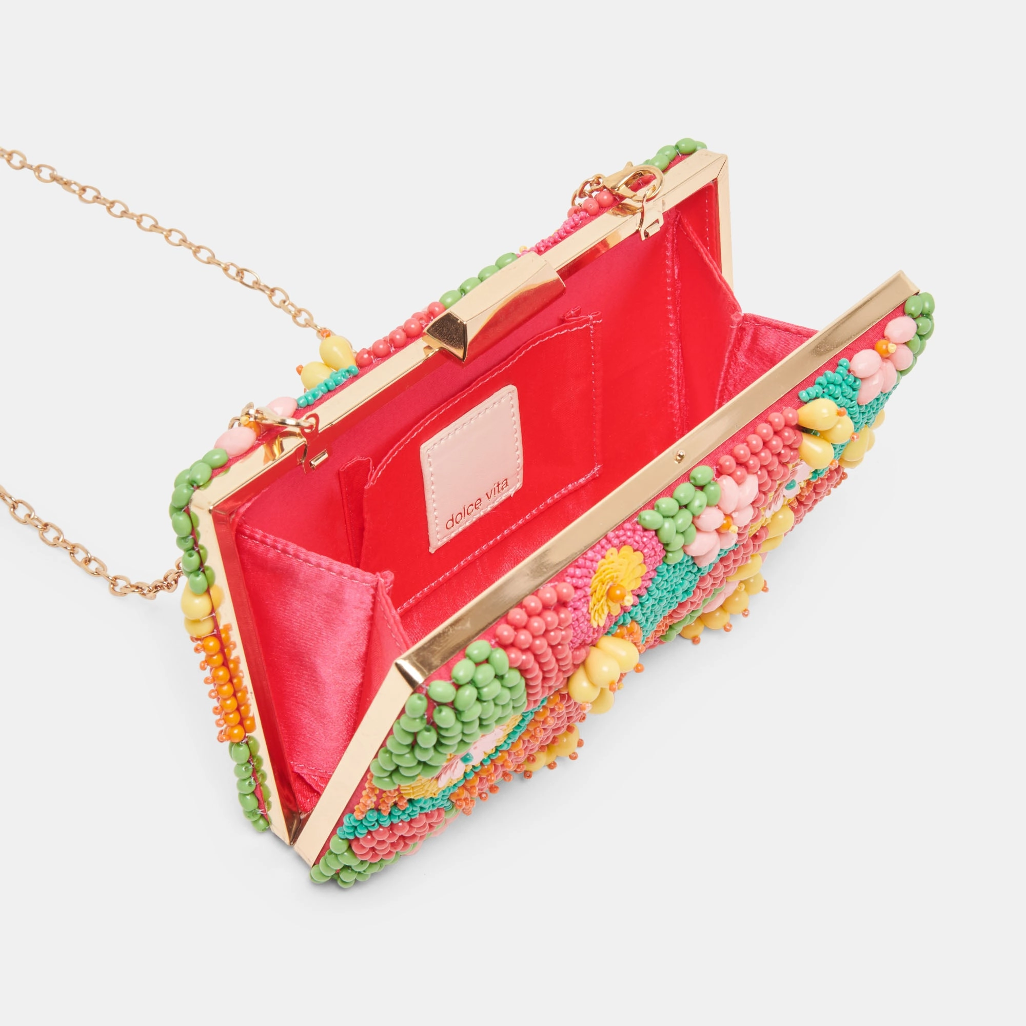 TAORMINA CLUTCH MULTI BEADED