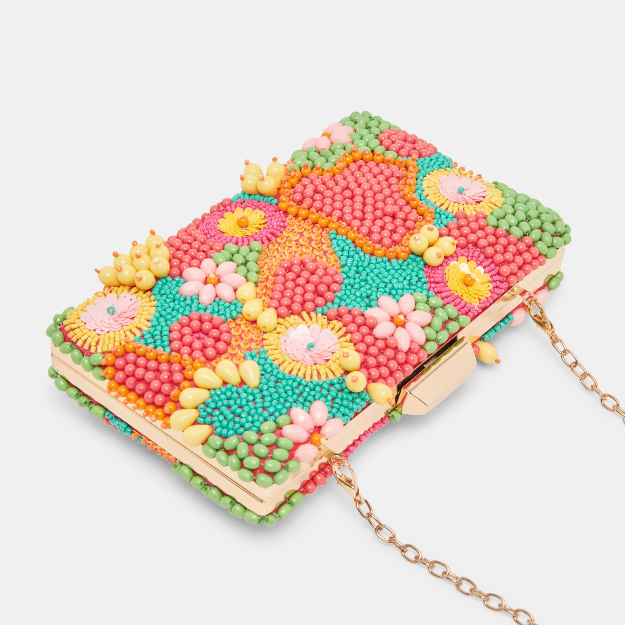 TAORMINA CLUTCH MULTI BEADED