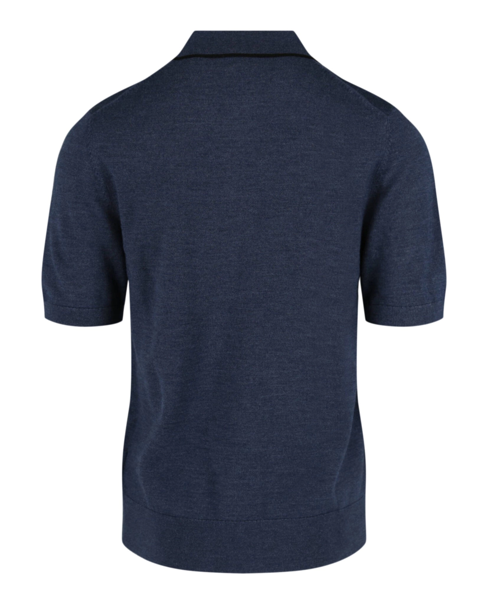 'TB' Cashmere Blend Polo Shirt