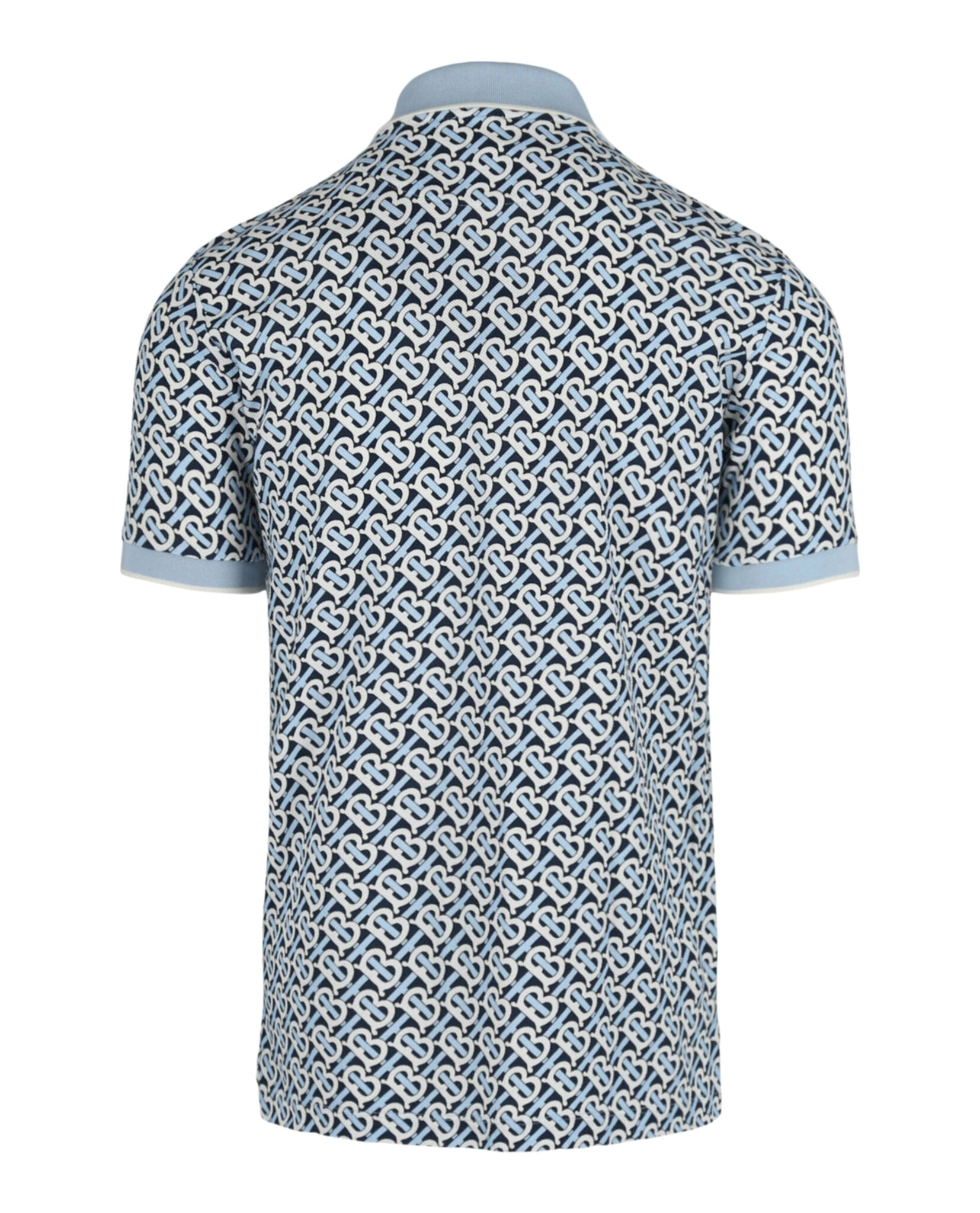 'TB' Print Polo