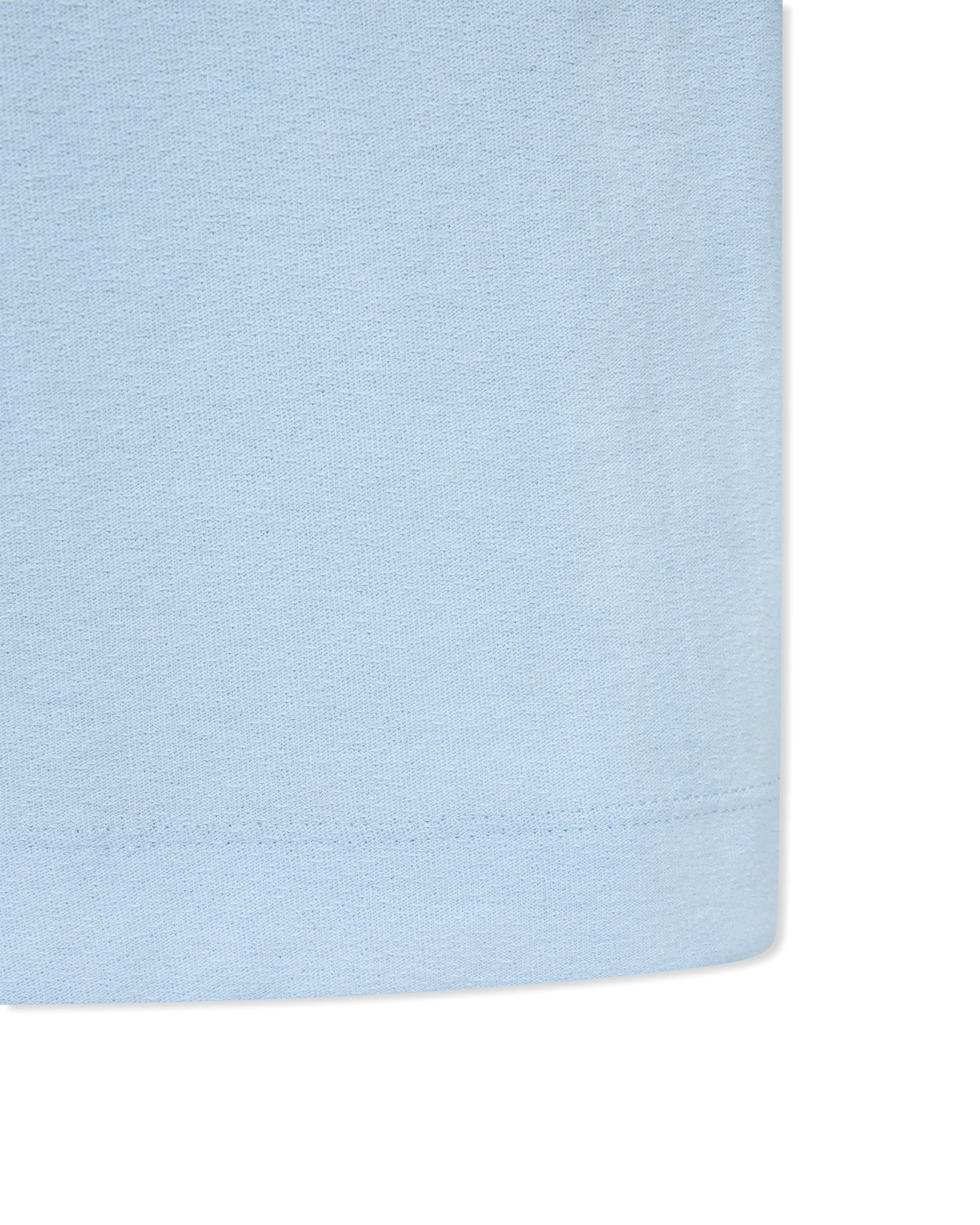 Textured Jersey Short Sleeve Shirt