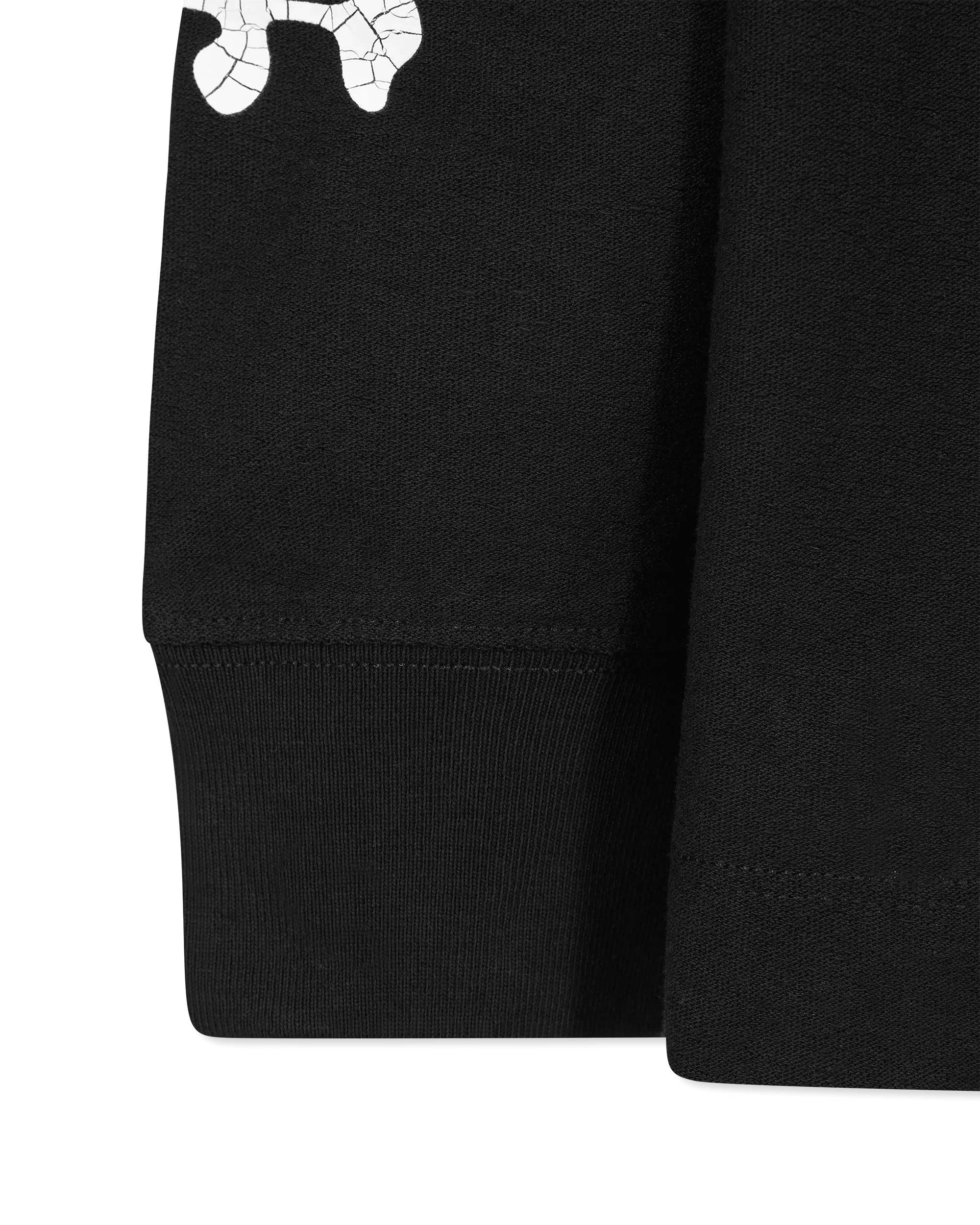 Textured Logo Jersey Long Sleeve Shirt