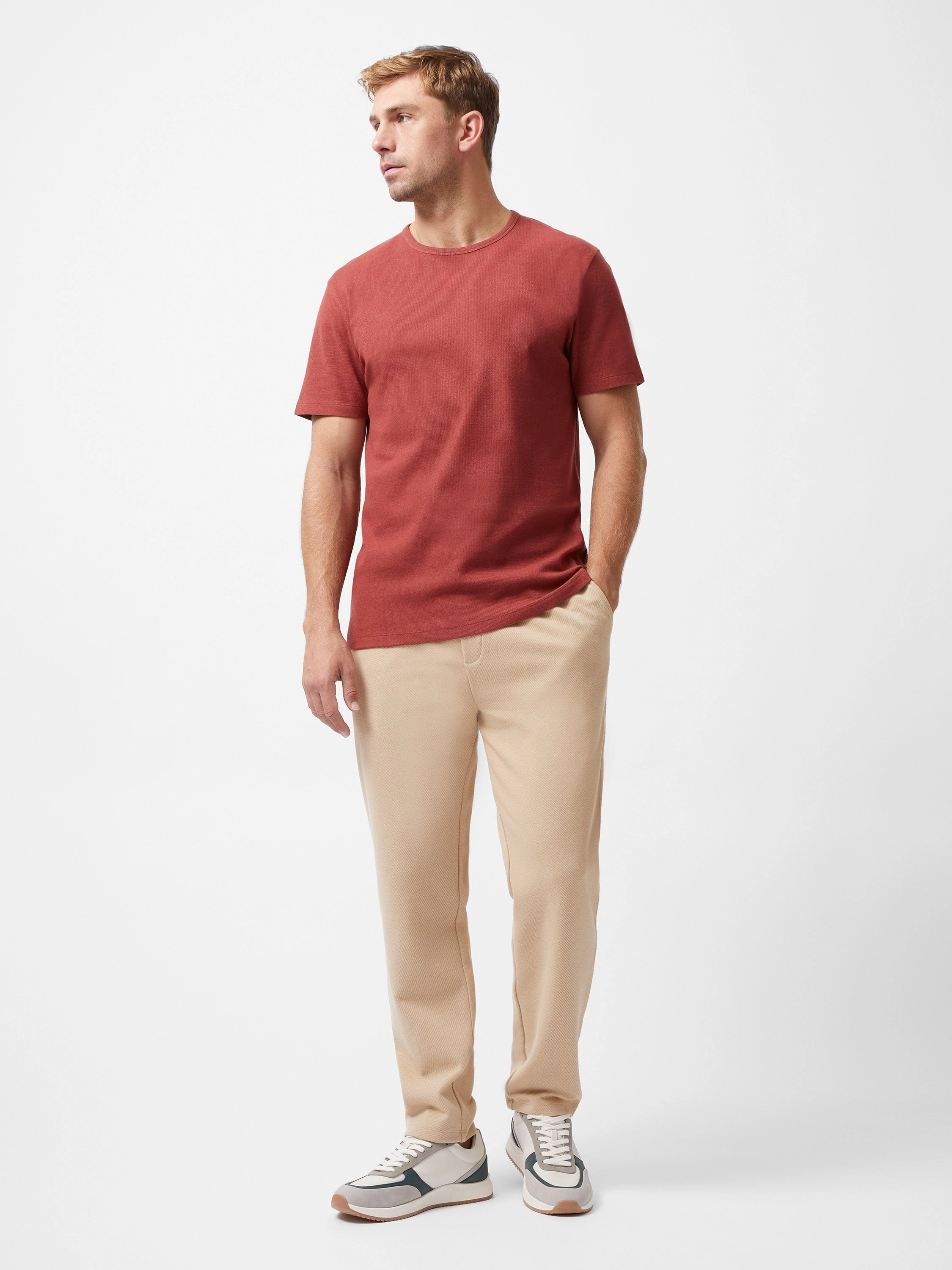 Textured Short Sleeve Tee