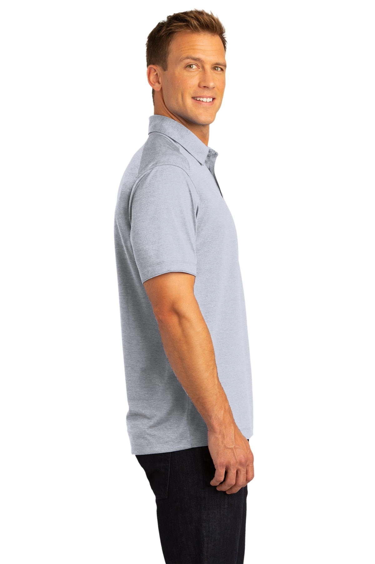 Trends Mens Silver Polo - ON SALE