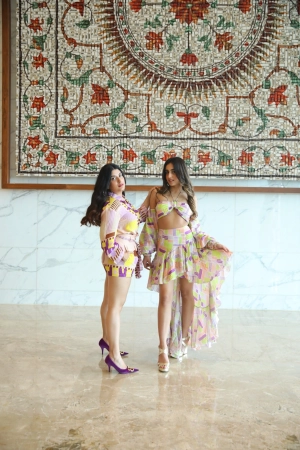 Trishala Sikka in Printed Shirt and Short Set from Magical Wilderness Collection
