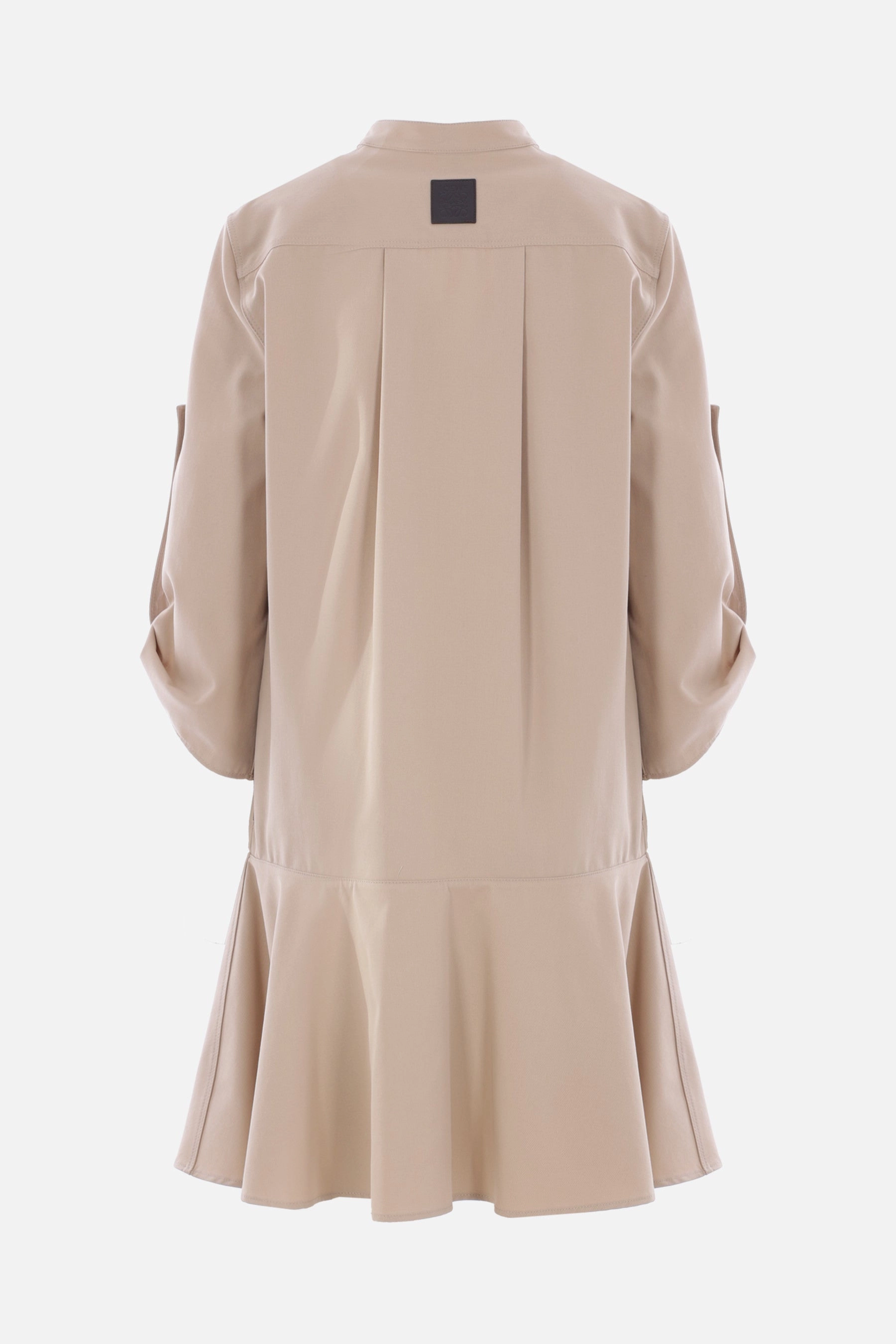 twill shirt dress