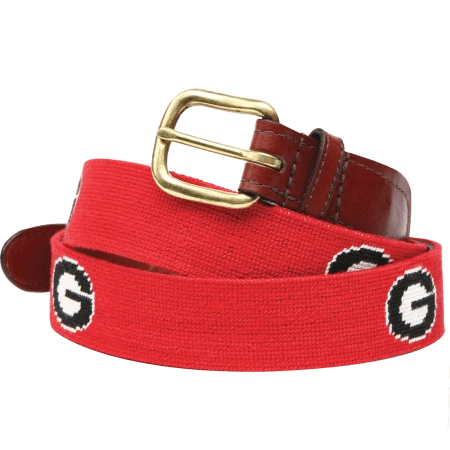 UGA Super G Needlepoint Belt