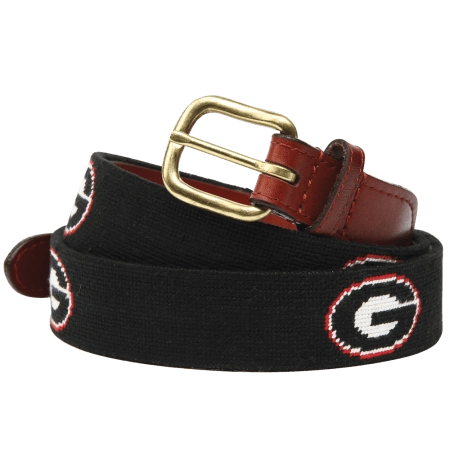 UGA Super G Needlepoint Belt