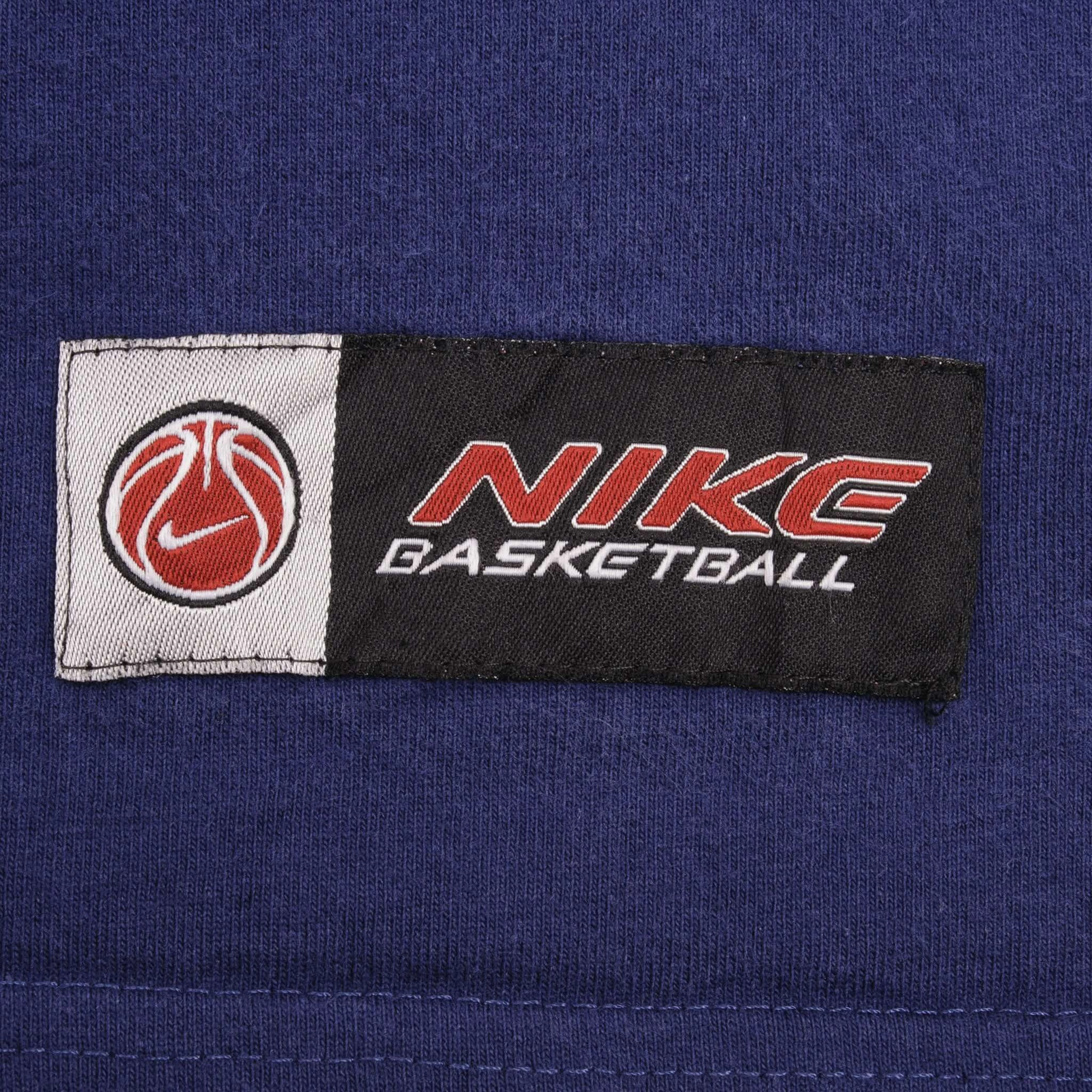 VINTAGE NIKE CENTER SWOOSH NAVY BLUE TANK TOP TEE SHIRT 1990S XL MADE IN USA