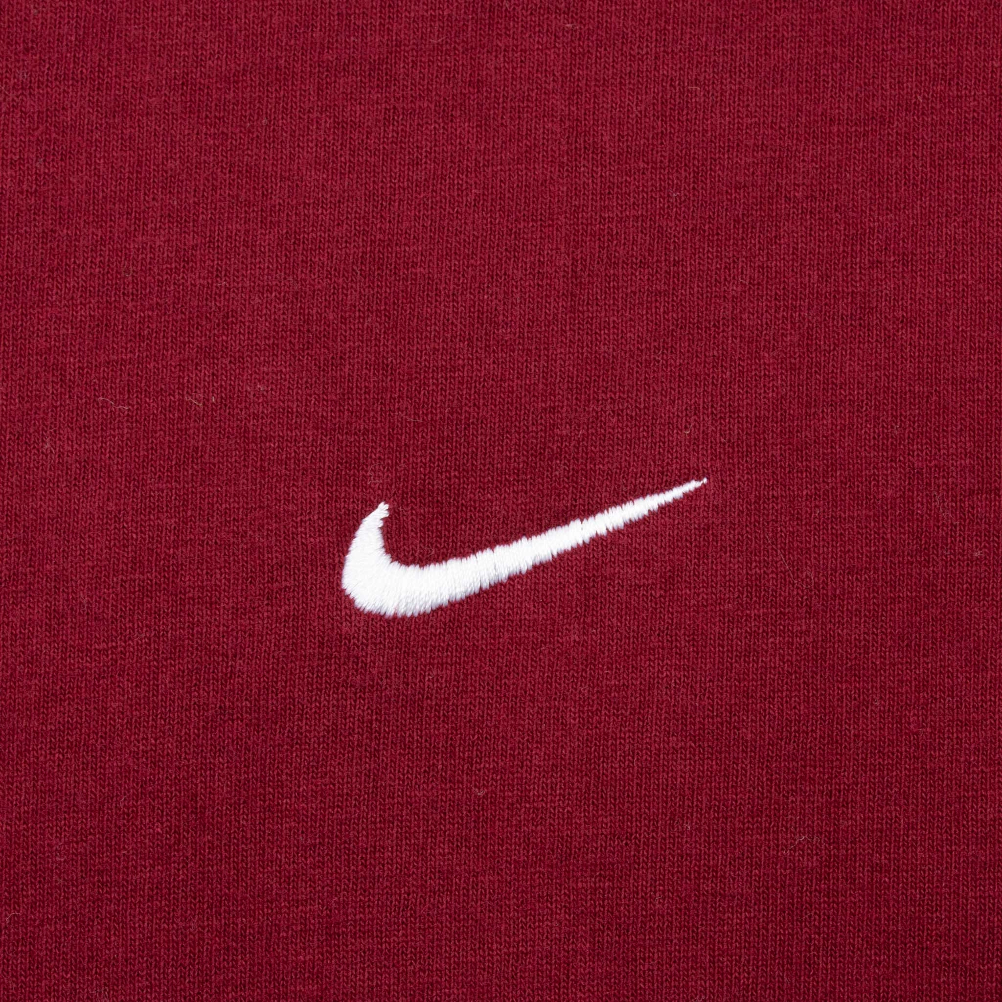 VINTAGE NIKE CLASSIC SWOOSH BURGUNDY TEE SHIRT 2000S XL