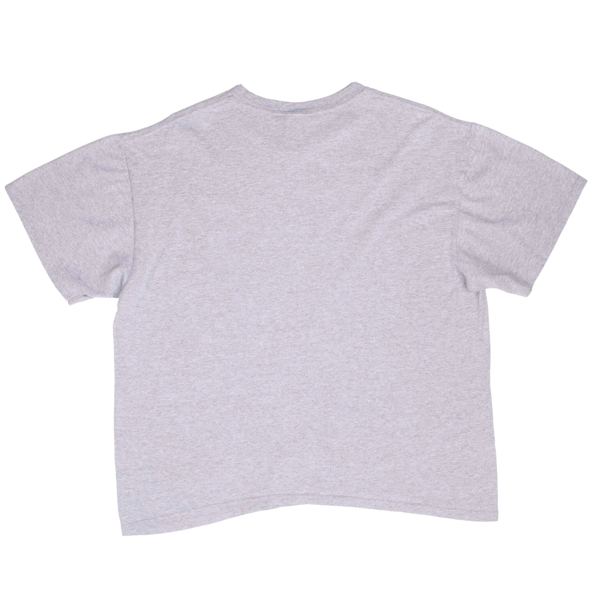 VINTAGE NIKE CLASSIC SWOOSH GREY TEE SHIRT 2000S SIZE LARGE