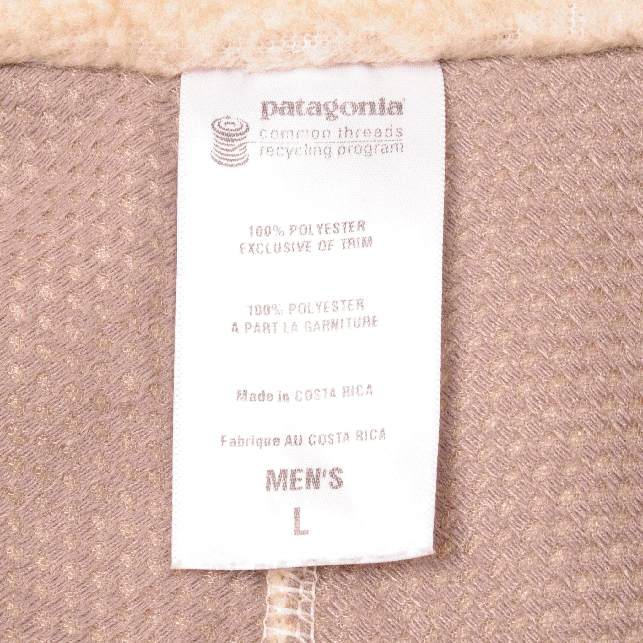 VINTAGE PATAGONIA RETROX VEST DEEP PILE JACKET SIZE LARGE