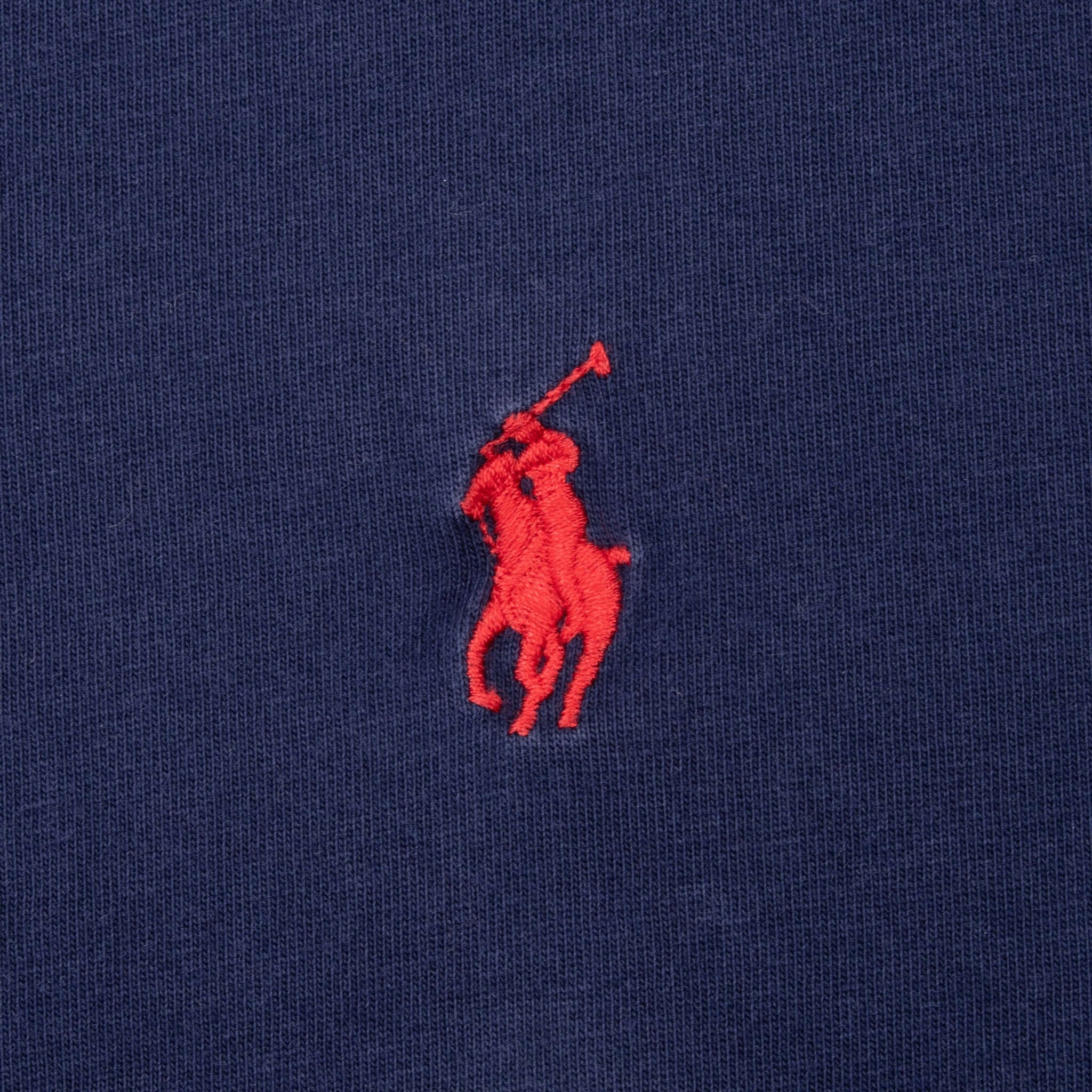 VINTAGE POLO RALPH LAUREN CLASSIC NAVY BLUE TEE SHIRT 1990S XL