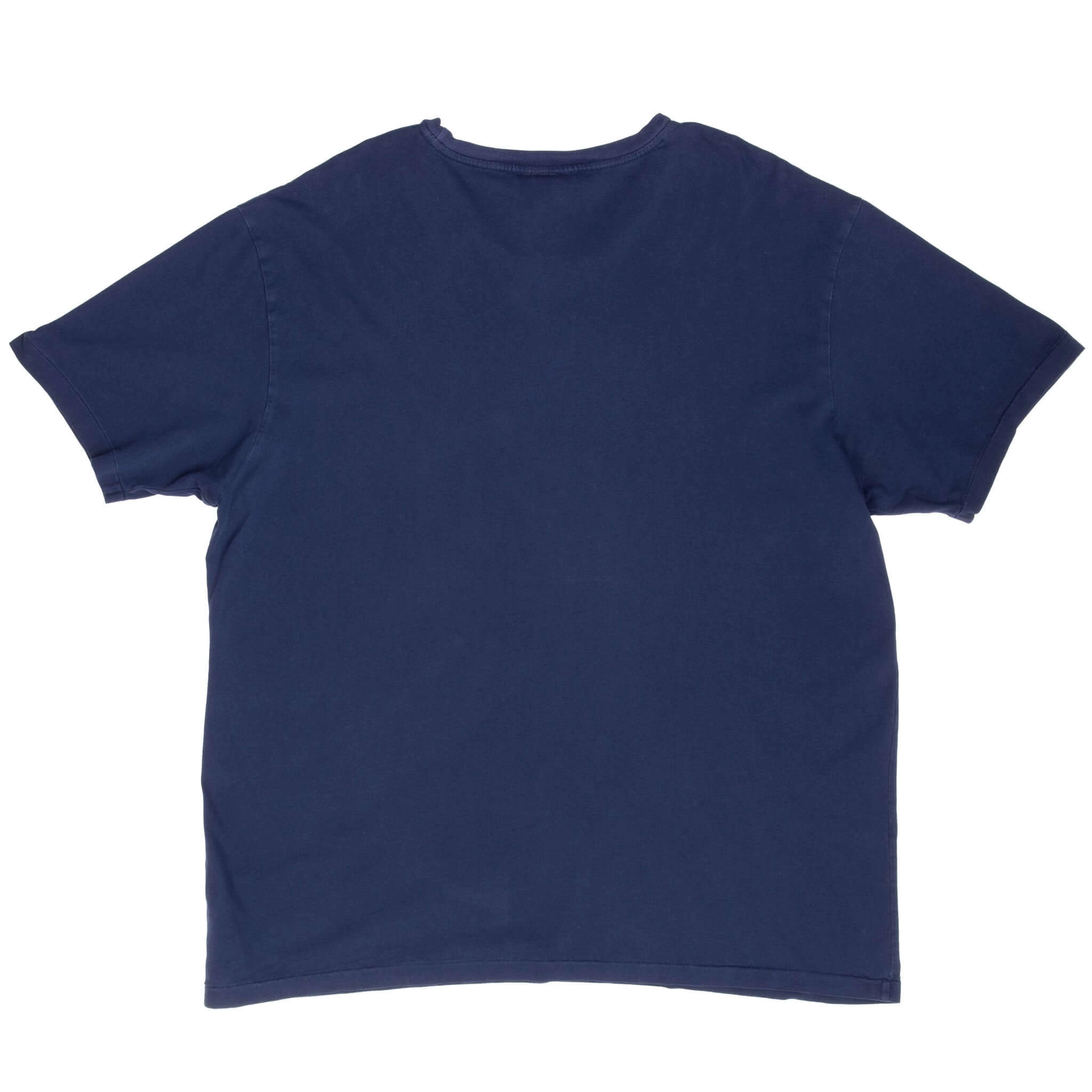 VINTAGE POLO RALPH LAUREN CLASSIC NAVY BLUE TEE SHIRT 1990S XL