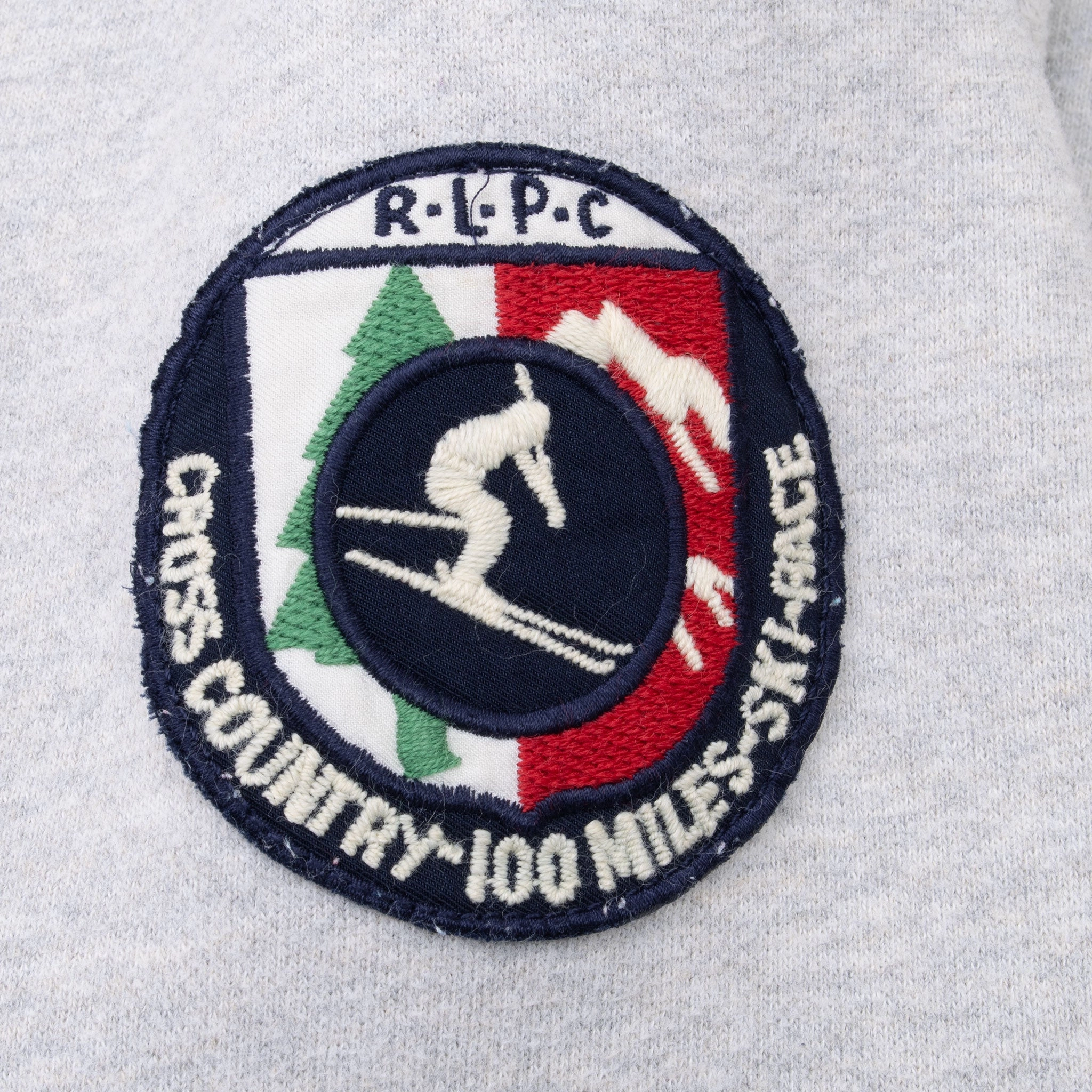 VINTAGE POLO RALPH LAUREN GREY SHERPA LINED HOODIE SWEATSHIRT 1990S 2XL TALL
