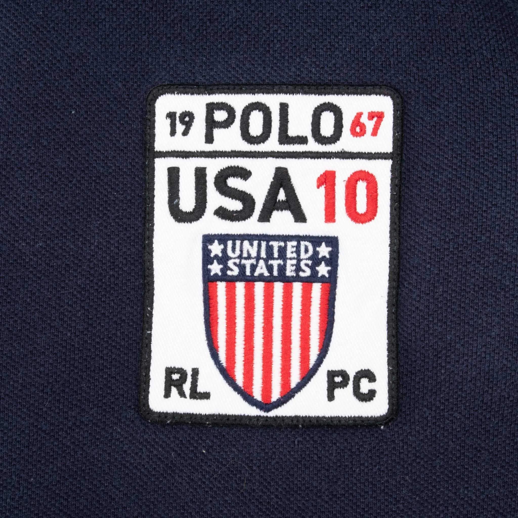 VINTAGE POLO RALPH LAUREN USA POLO SHIRT 2000S LARGE