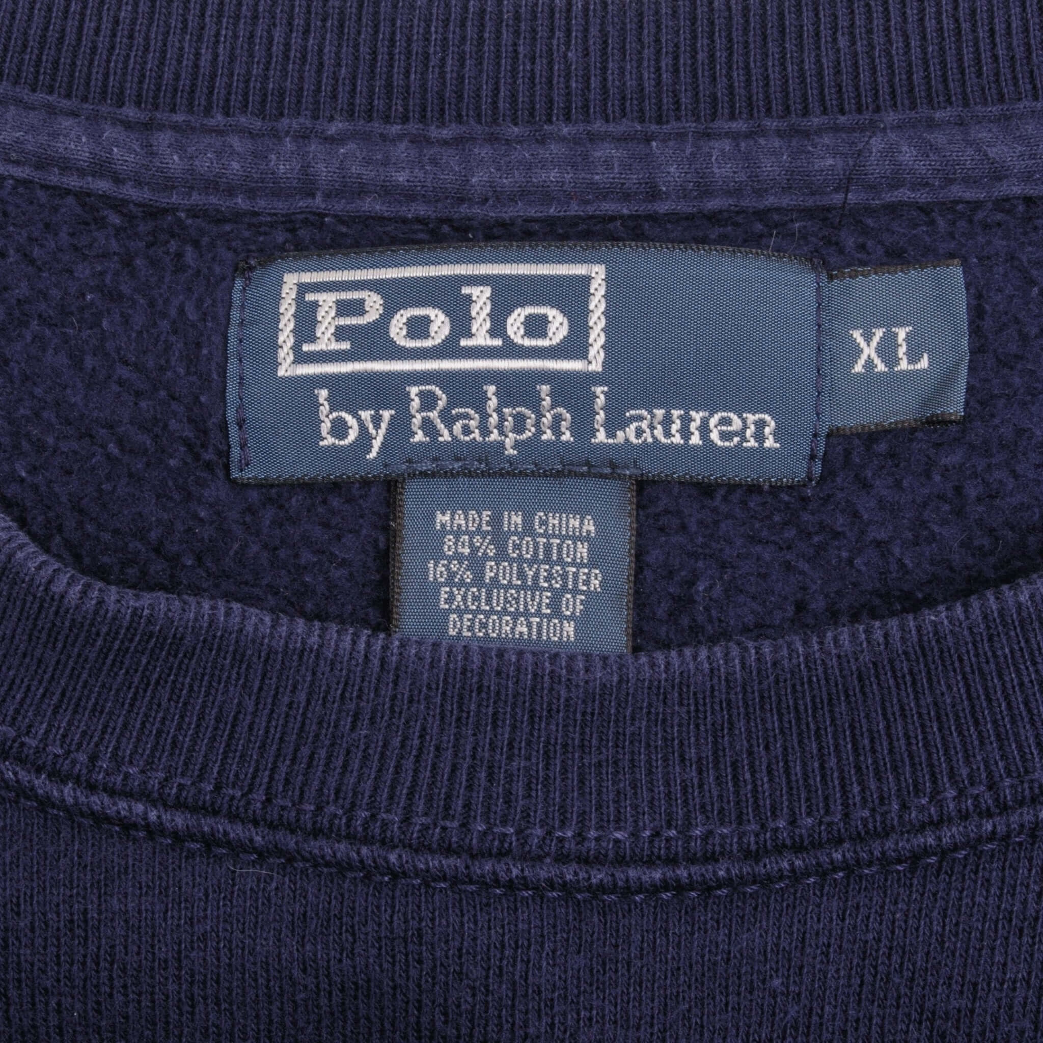 VINTAGE RALPH LAUREN CLASSIC CREWNECK HEAVYWEIGHT SWEATSHIRT XL 1990S