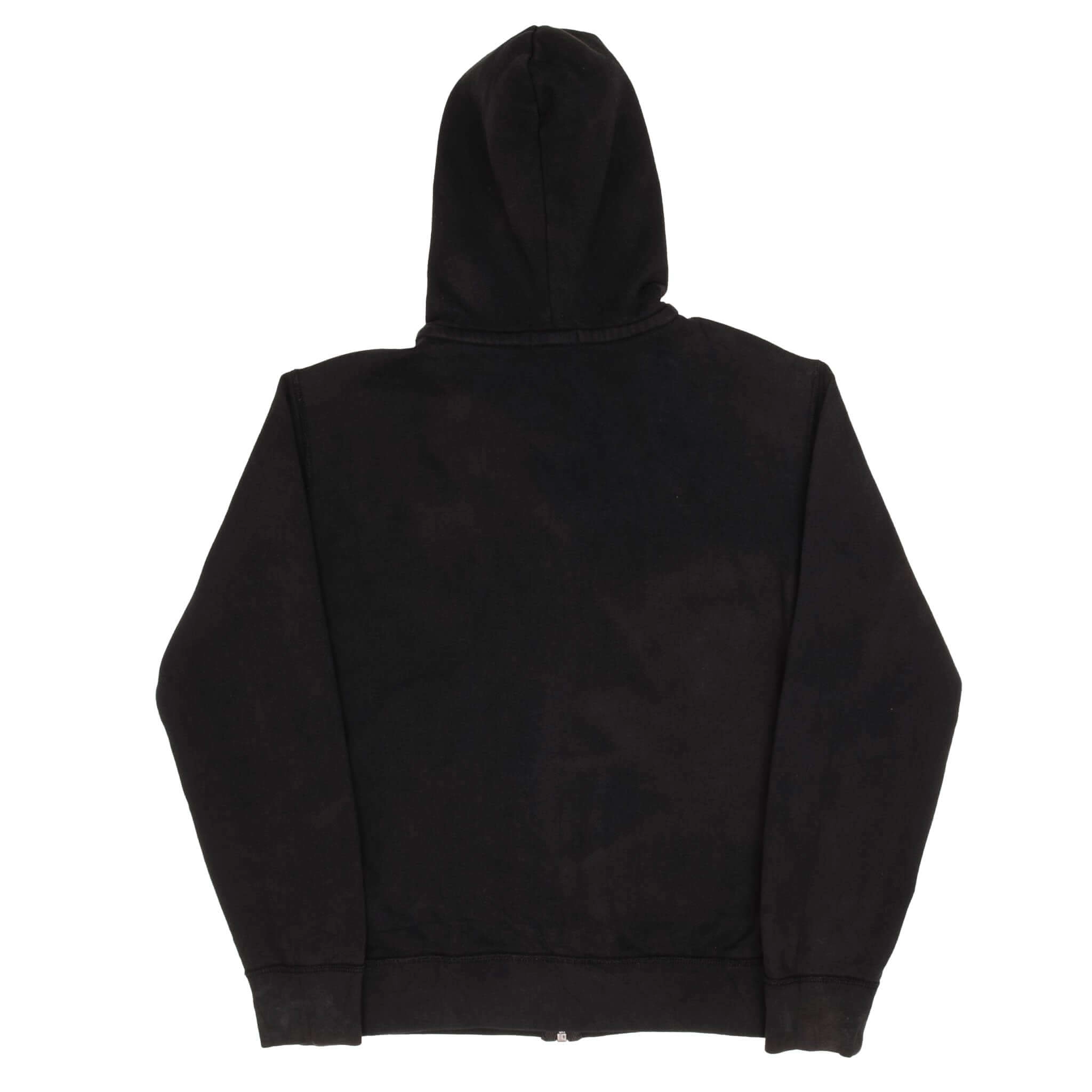VINTAGE RALPH LAUREN FULL ZIP CLASSIC BLACK HOODIE SWEATSHIRT SIZE MEDIUM