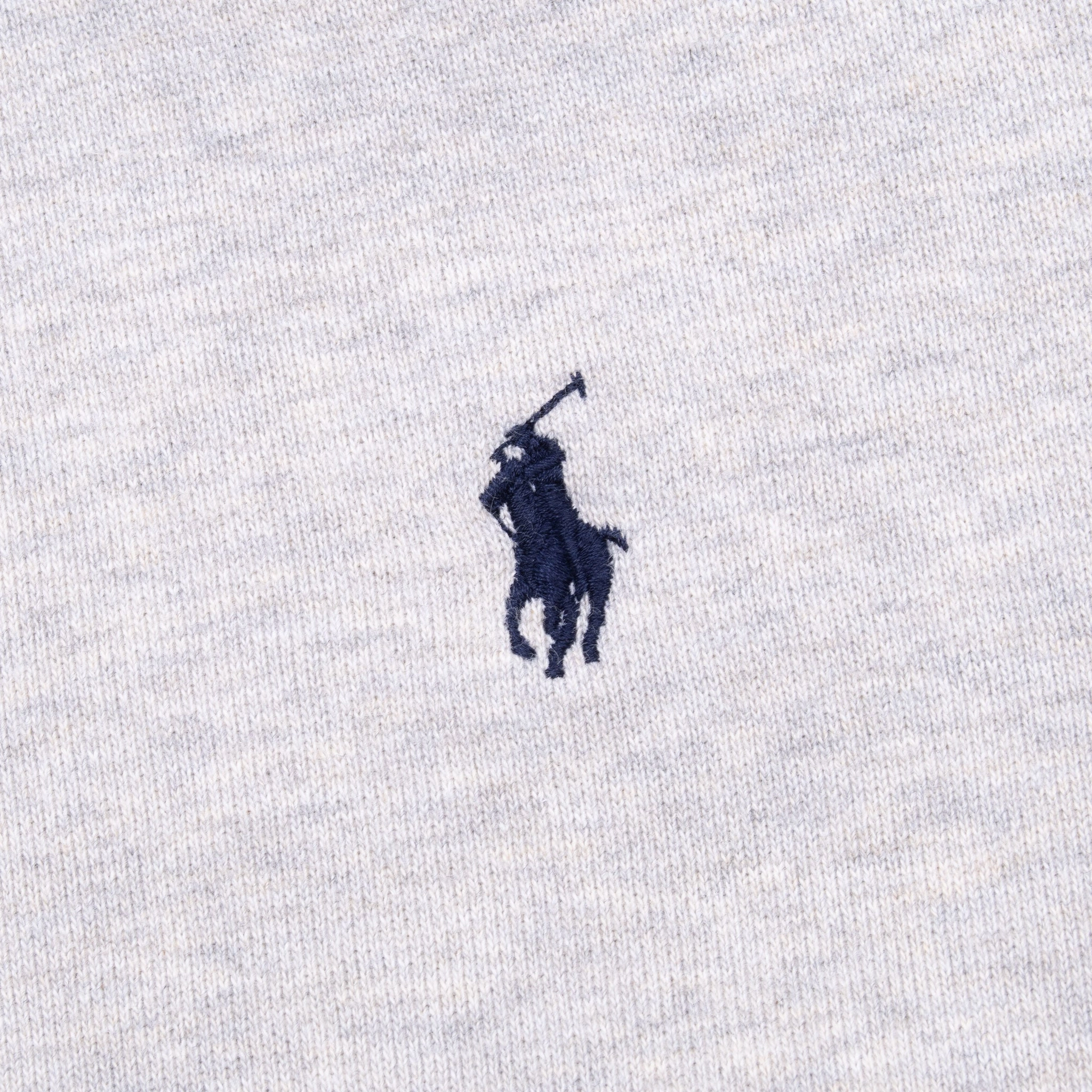 VINTAGE RALPH LAUREN FULL ZIP CLASSIC GREY HOODIE SWEATSHIRT 1990S MEDIUM