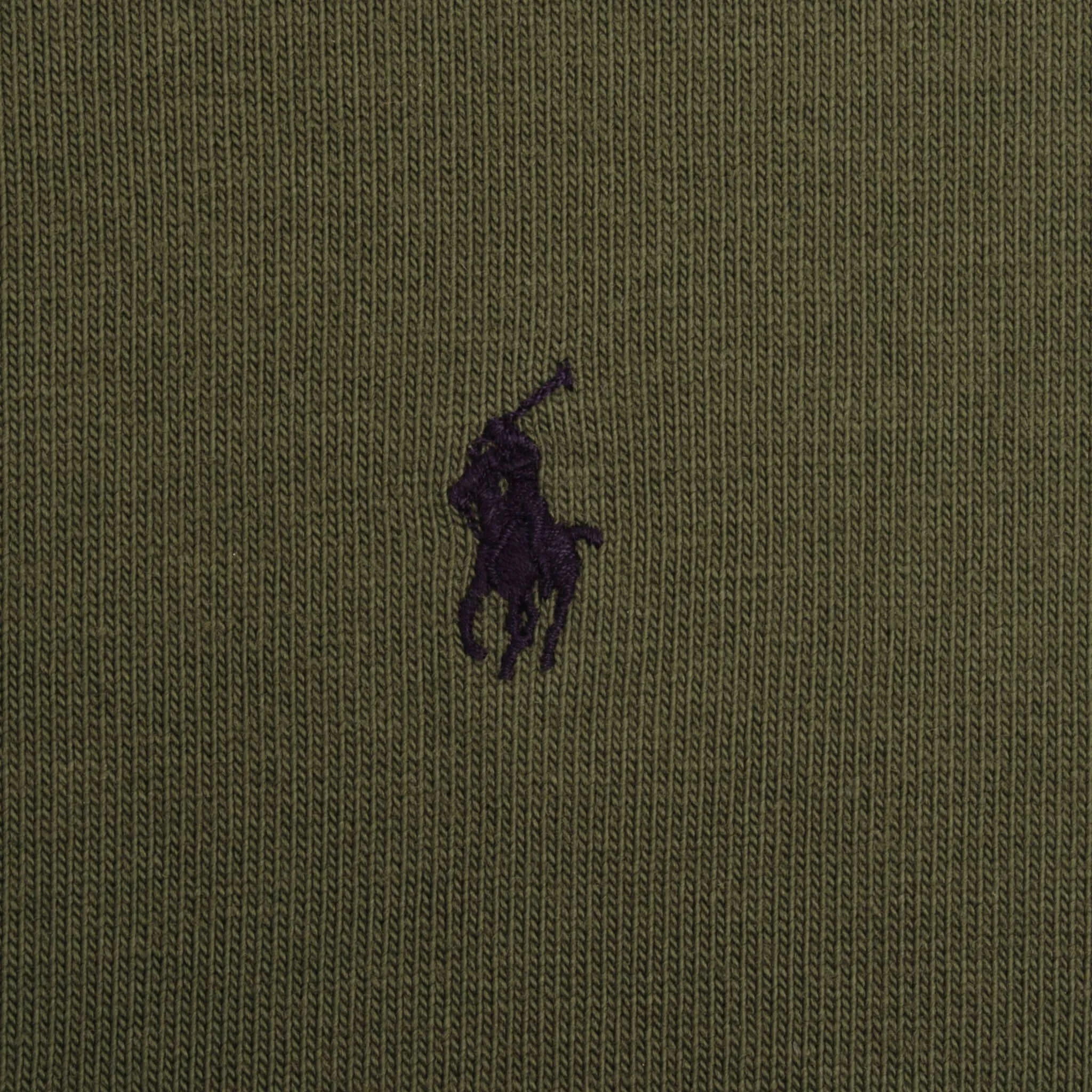 VINTAGE RALPH LAUREN GREEN & BLUE STRIPED RUGBY POLO SHIRT 1990S SIZE MEDIUM