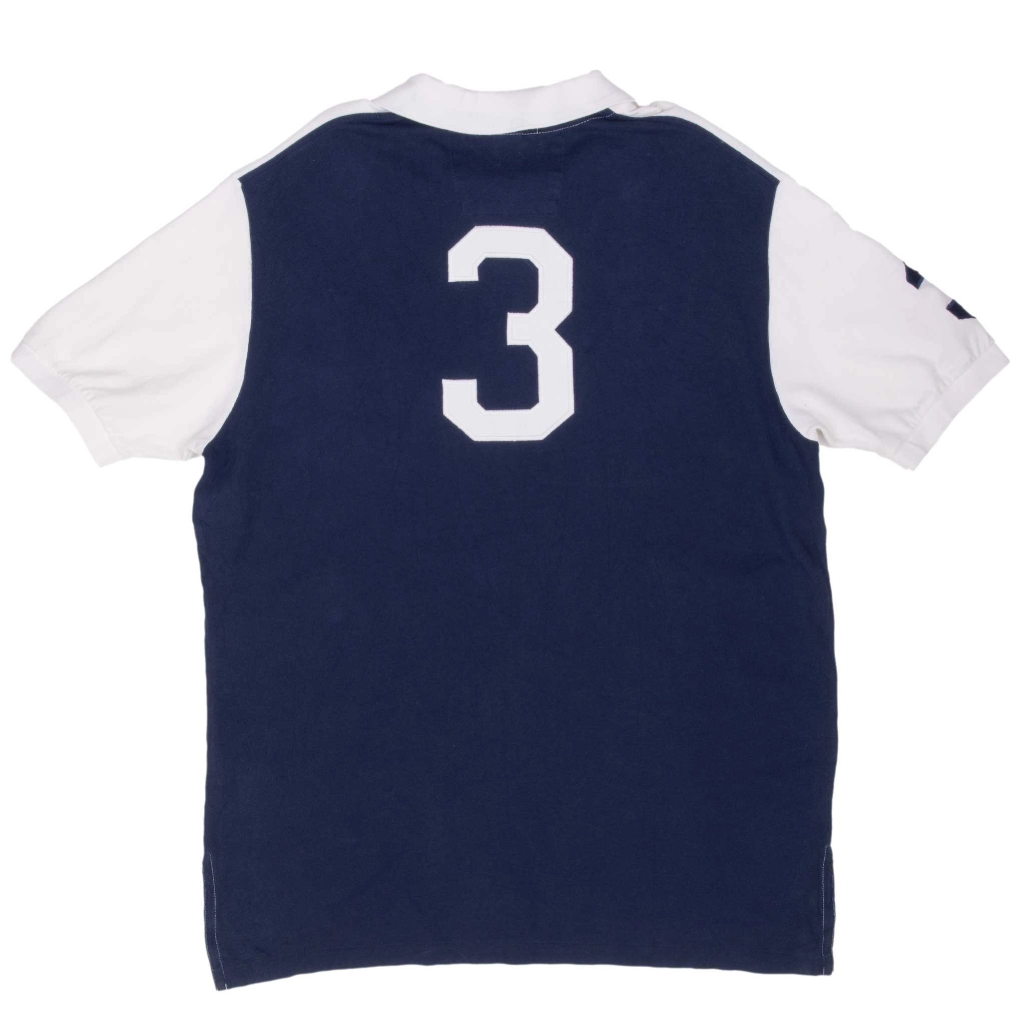 VINTAGE RALPH LAUREN MERCER RL TEAM WHITE POLO SHIRT 2009 XL