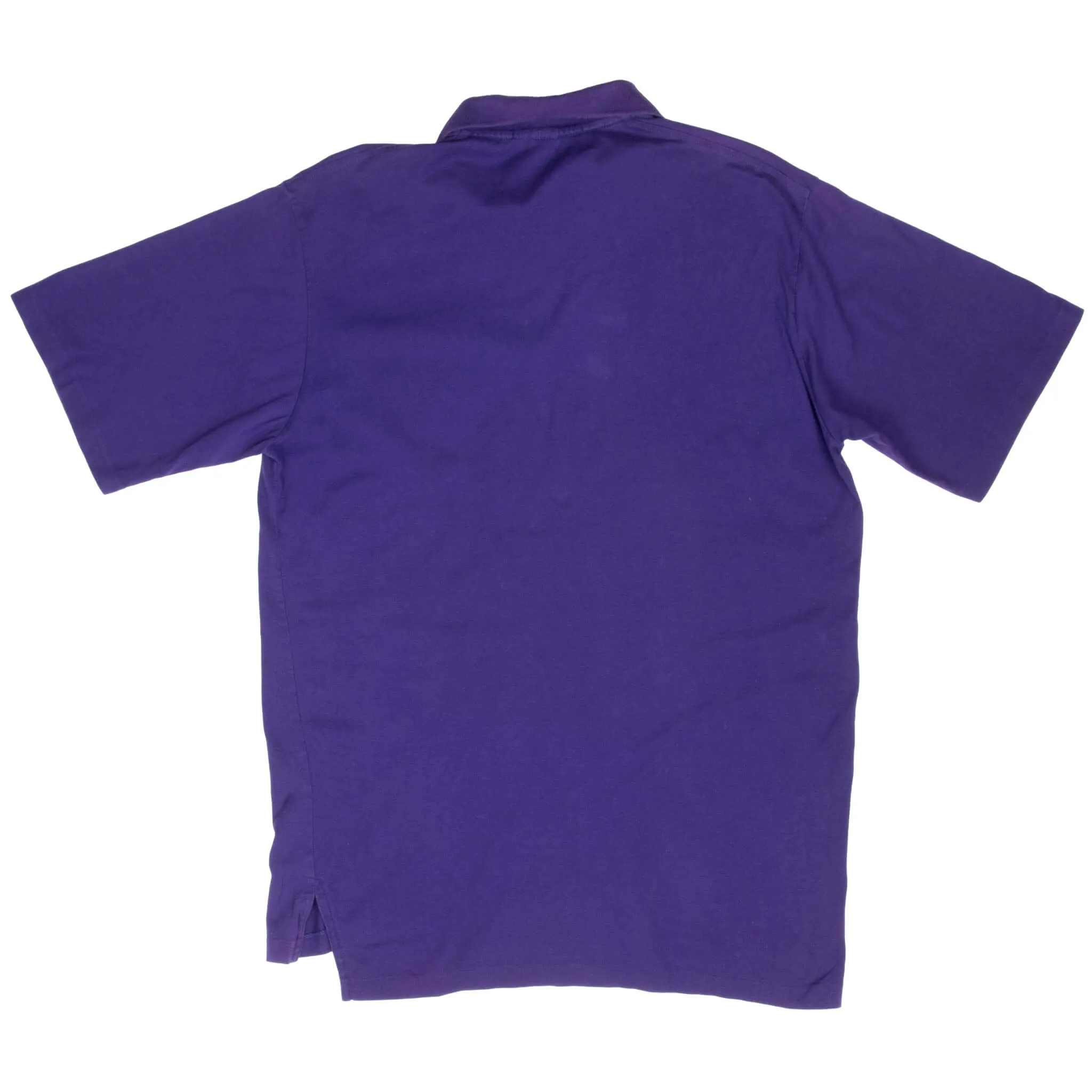 VINTAGE RALPH LAUREN PURPLE POLO SHIRT 1990S MEDIUM