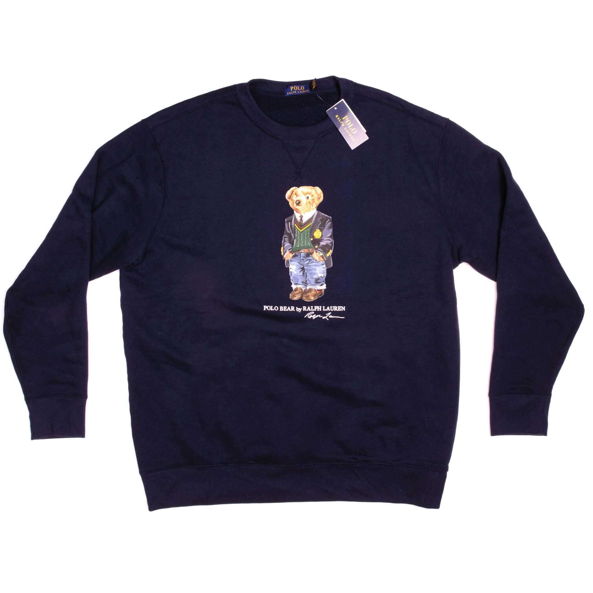 VINTAGE RALPH LAUREN TEDDY BEAR SWEATSHIRT SIZE XL DEADSTOCK