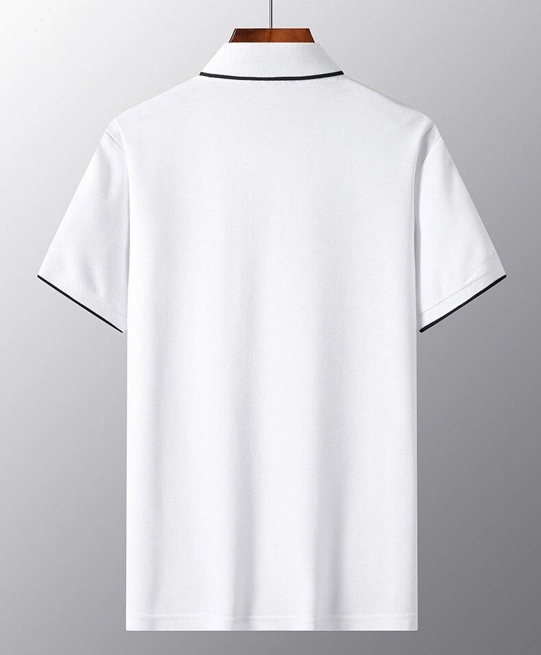 West Louis™ Solid Golf Summer Cotton Polo Shirt