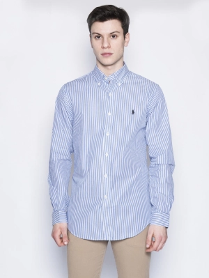 White / Blue Striped Shirt