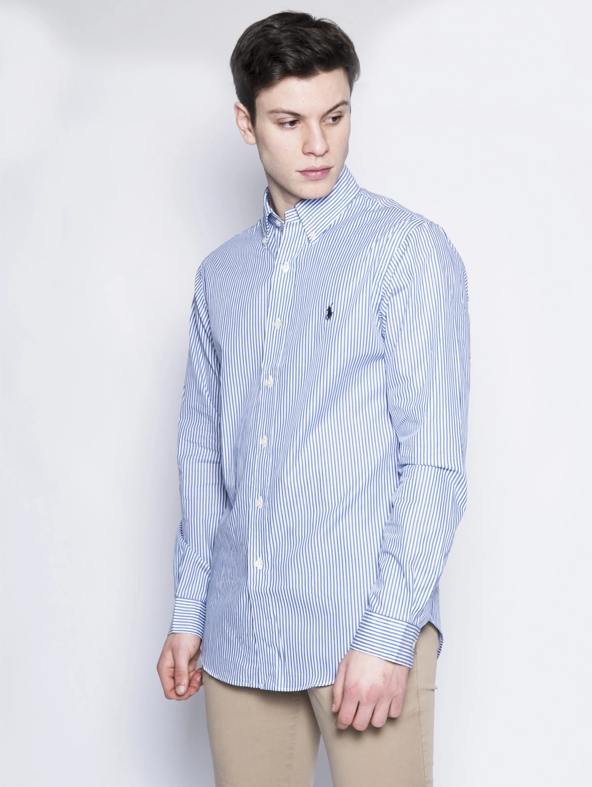 White / Blue Striped Shirt