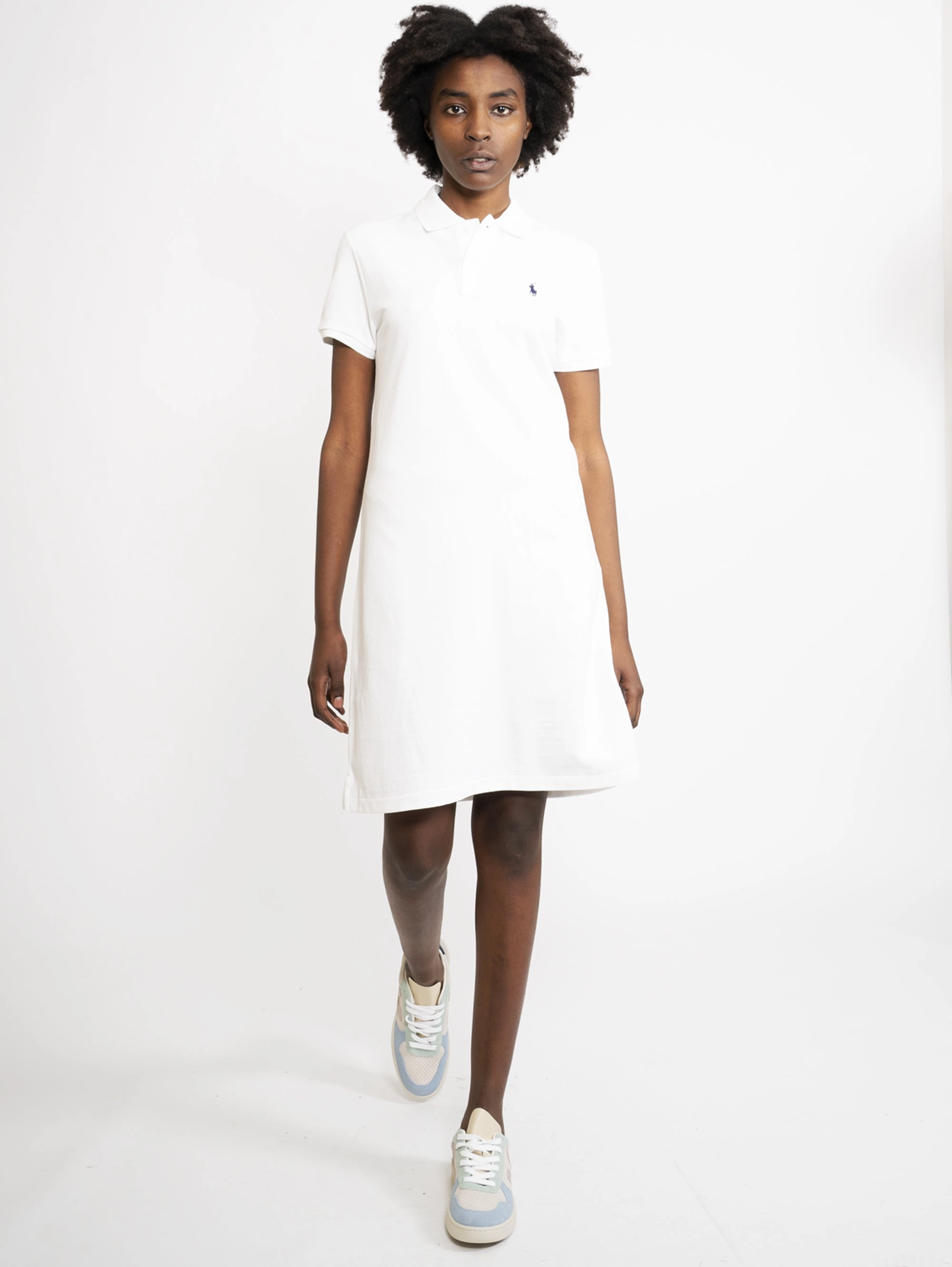 White Polo Dress