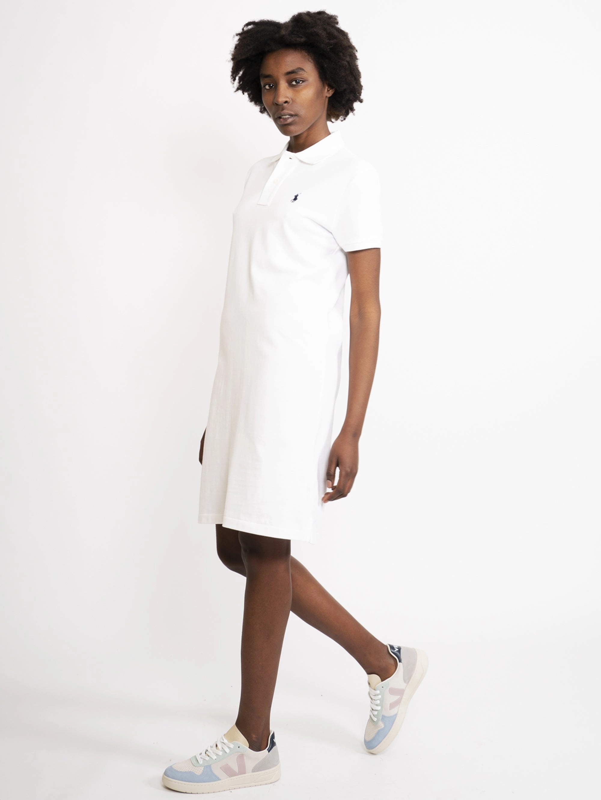 White Polo Dress
