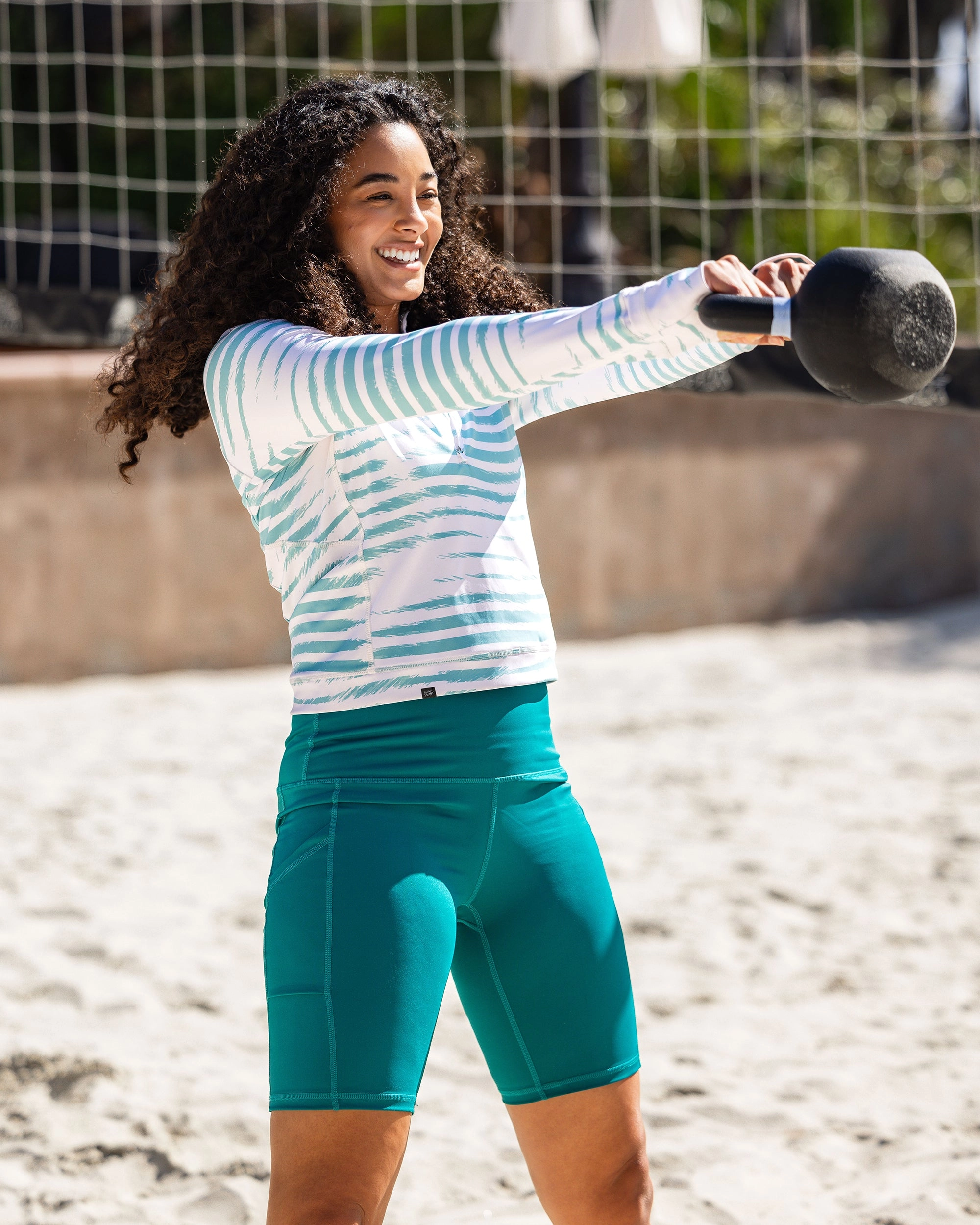 Women's Crop Q-Zip - Switchback