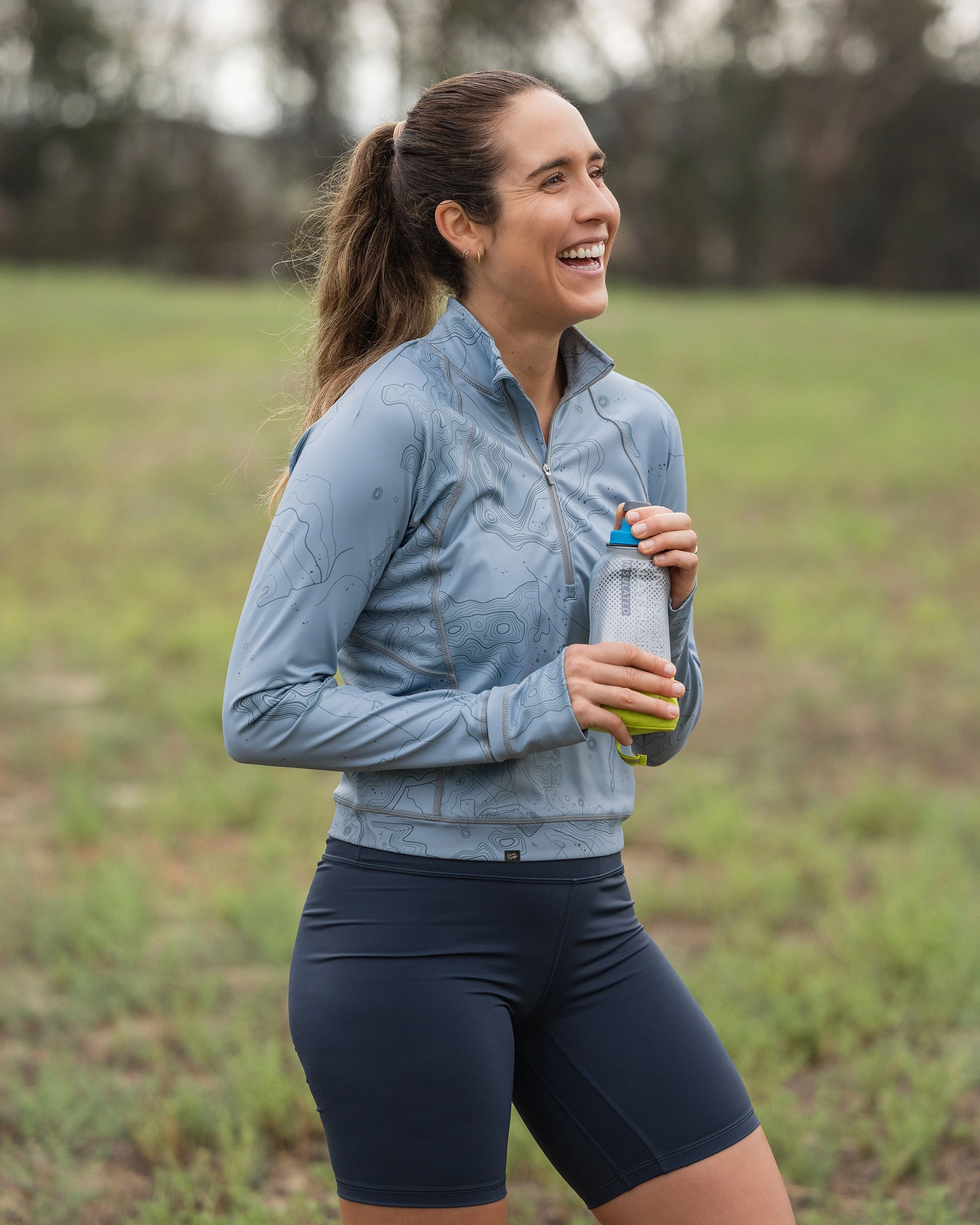 Women's Crop Q-Zip - Trailblazer