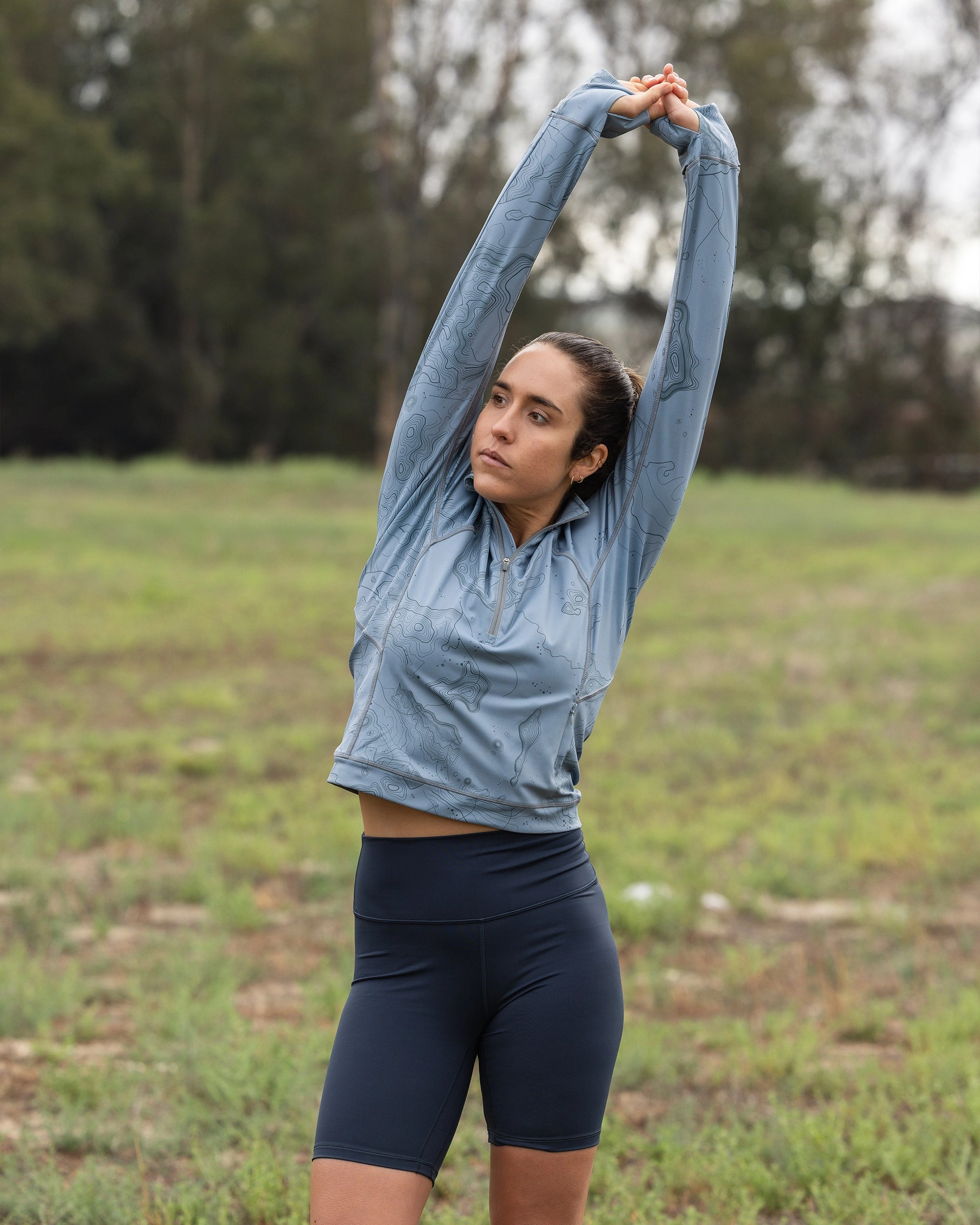 Women's Crop Q-Zip - Trailblazer