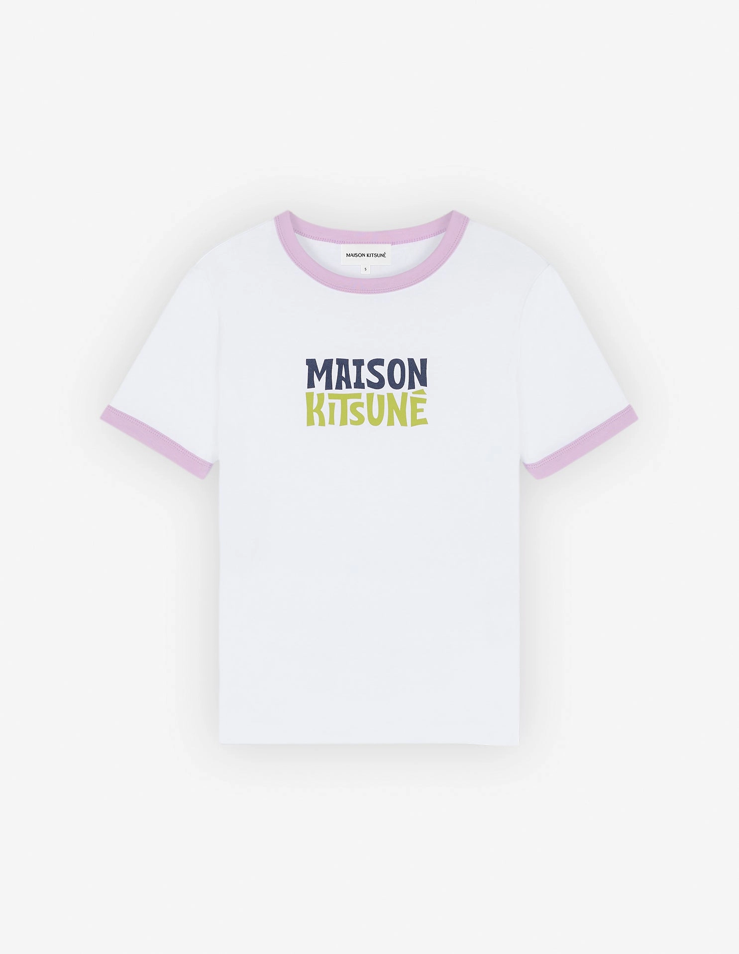 Women's MAISON KITSUNE RINGER TEE-SHIRT White